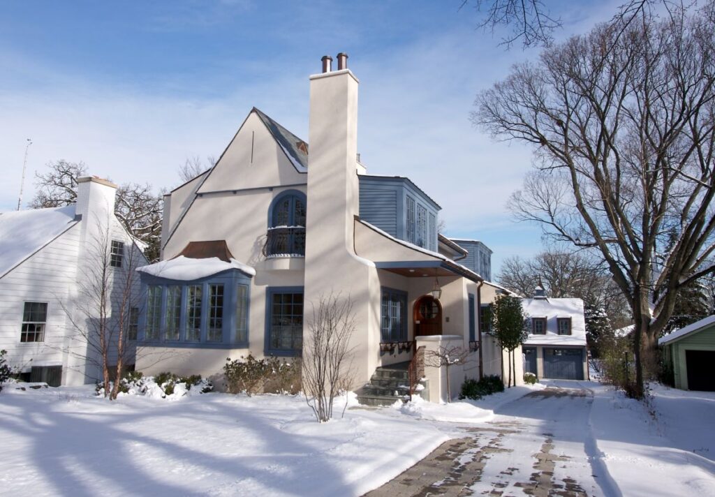 Protected home in hail in Calgary 