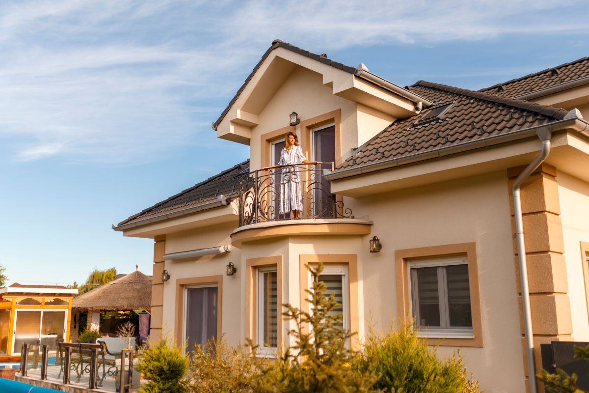 Stucco in residential house in Calgary