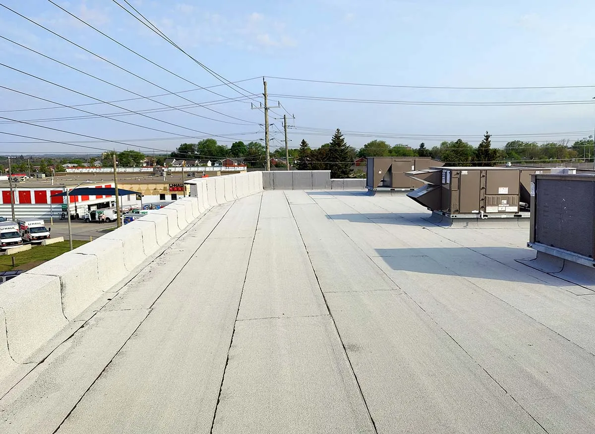 SBS-modified bitumen roofing installation in Calgary
