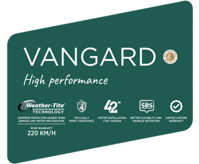 BP Vangard high performance shingles