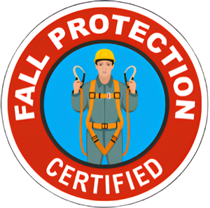 Fall Protection Certified badge