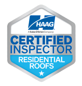 HAAG Certified Inspector - Residential Roofs badge